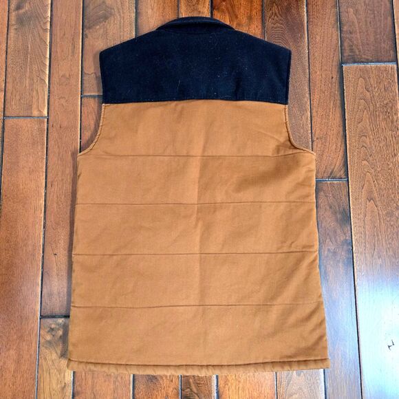 COALATREE Workline MFG 10 Gauge Work Vest Mens L Burnt Orange Wool Blend Liner - Picture 8 of 10